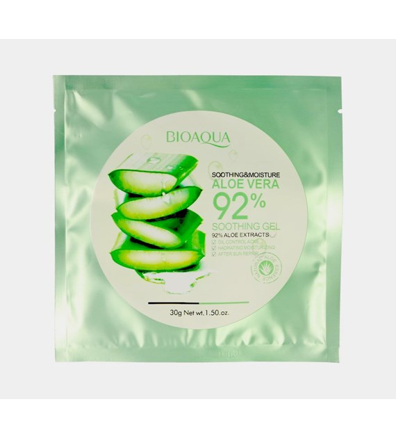 BIOAQUA maska SCOOTHING&MOISTURE ALOE VERA 92%