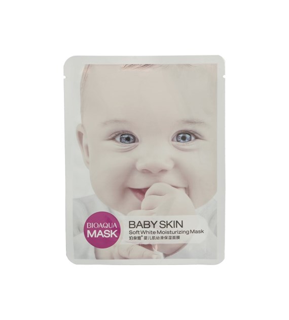 BIOAQUA maska BABY SKIN SOFT WHITE MOISTUR. MASK