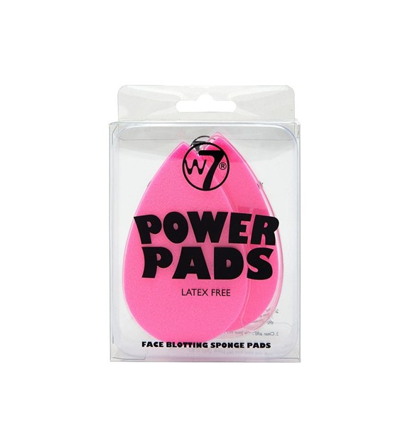 W7 zestaw 2 gąbek do makijażu POWER PADS #Róż