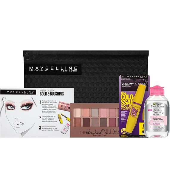 MAYBELLINE zestaw BOLD & BLUSHING KIT2