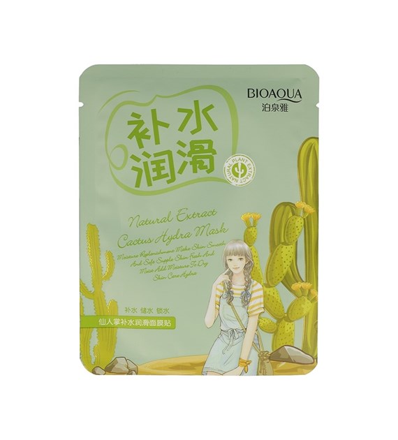 BIOAQUA maska NATURAL EXTRACT CACTUS HYDRA MASK