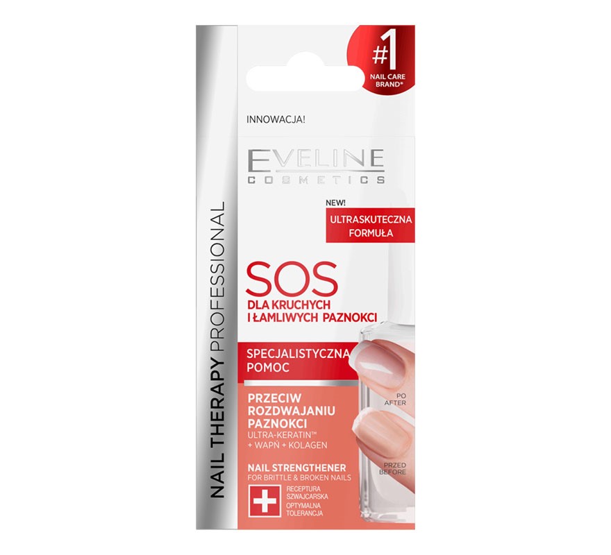 EVELINE odżywka SOS BRITTLE & BROKEN NAILS 12ml