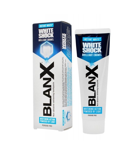 BLANX pasta do zębów INSTANT WHITE SHOCK WYBIELAJĄ