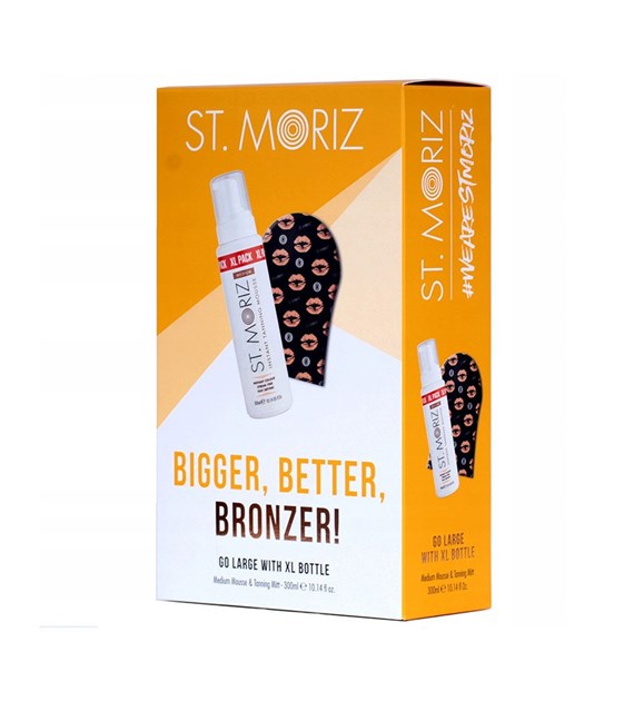 ST. MORIZ zestaw BIGGER BETTER BRONZER SET BOX