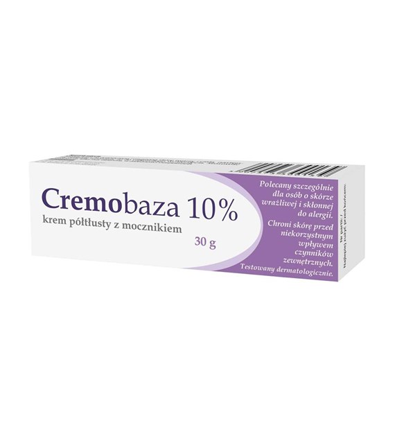 CREMOBAZA 10% krem półtłusty z mocznikiem 30g