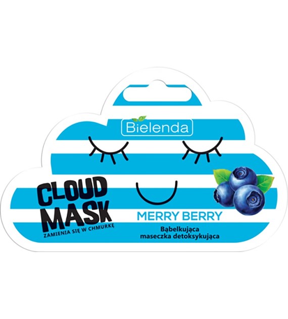 BIELENDA maseczka CLOUD MASK #Merry Berry