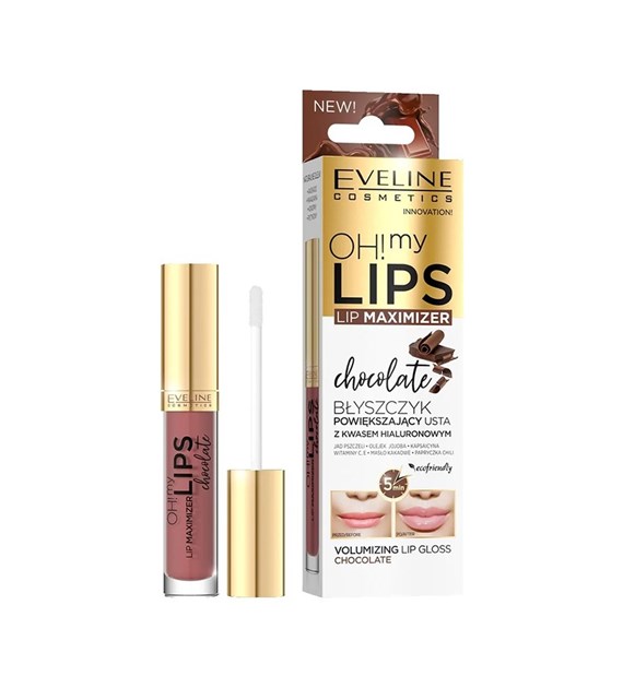 EVELINE błyszczyk OH! MY LIPS MAXIMIZER #Chocolate