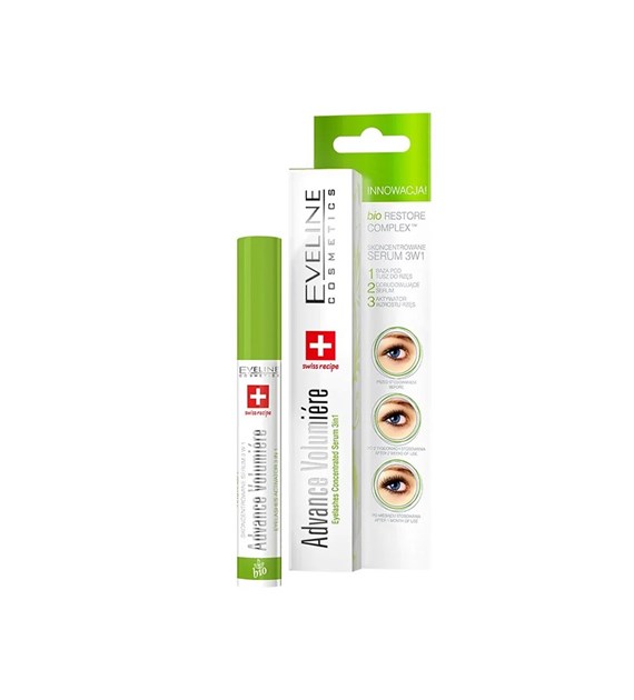 EVELINE serum do rzęs 3w1 ADVANCE VOLUMIERE 10ml