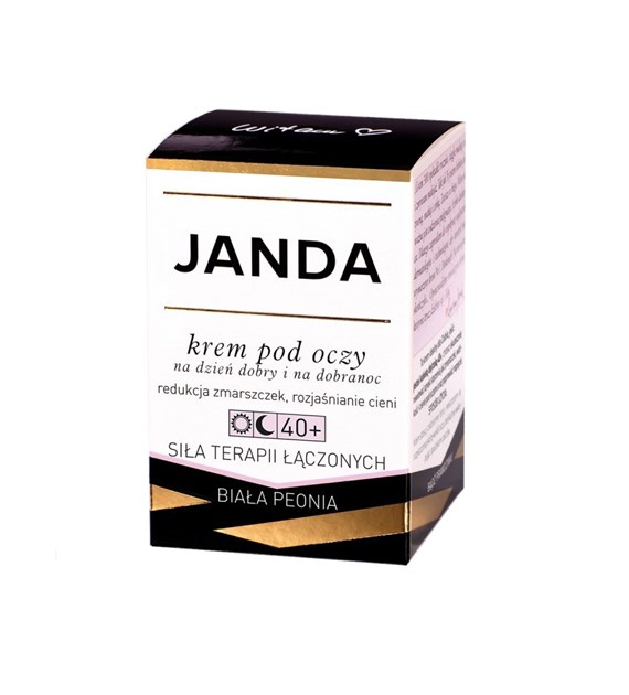 JANDA krem pod oczy 40+ 15ml #Biała Peonia