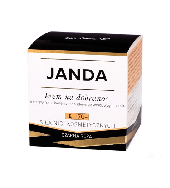 JANDA krem na dobranoc 70+ 50ml #Czarna Róża