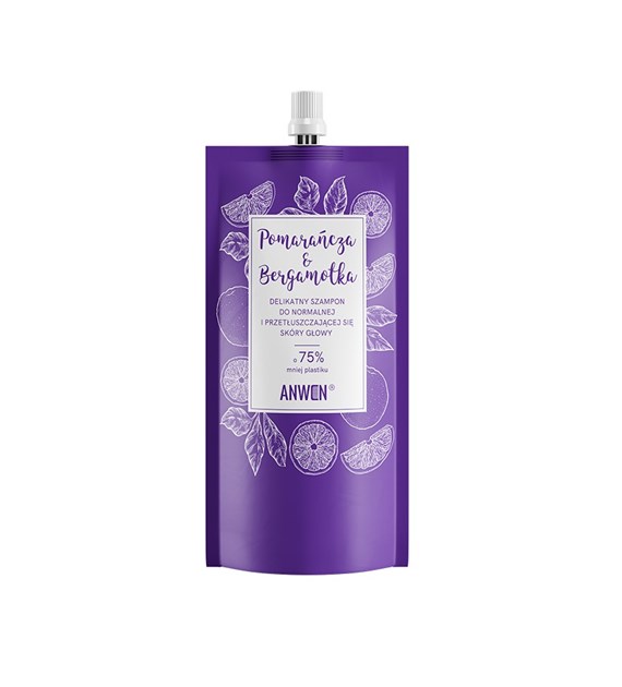 ANWEN szampon POMARAŃCZA I BERGAMOTKA REFILL 500ml