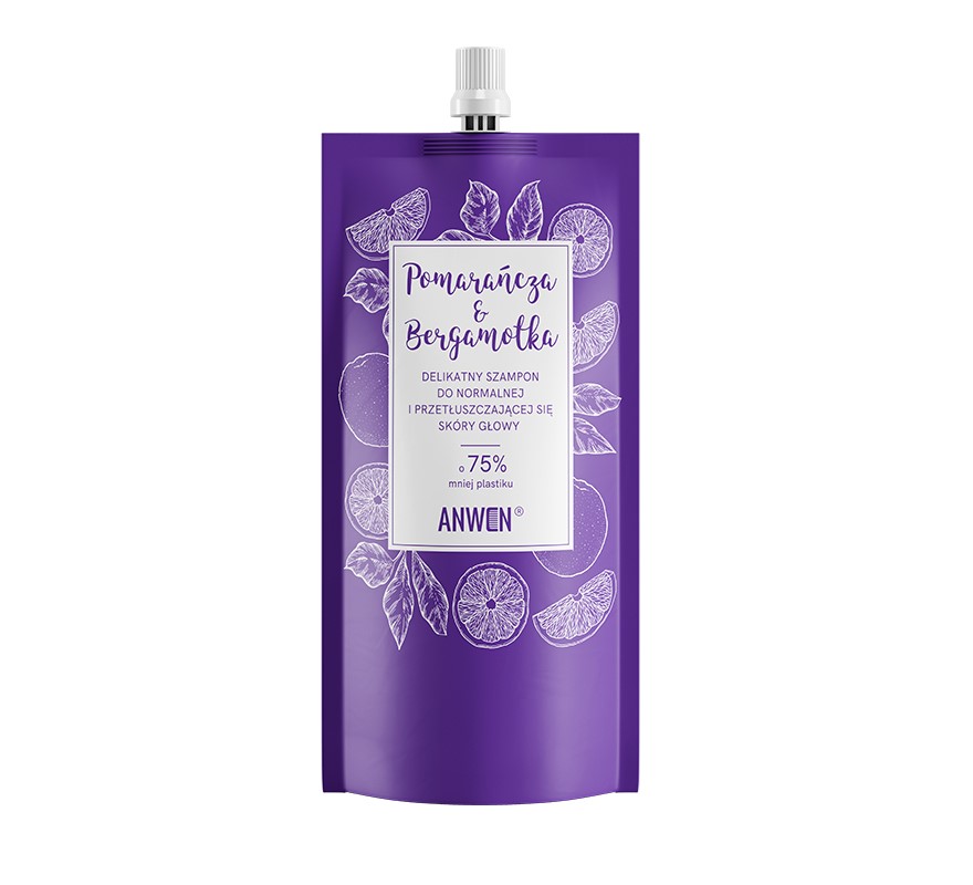 ANWEN szampon POMARAŃCZA I BERGAMOTKA REFILL 500ml