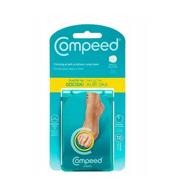 COMPEED plastry na odciski między palcami 10szt