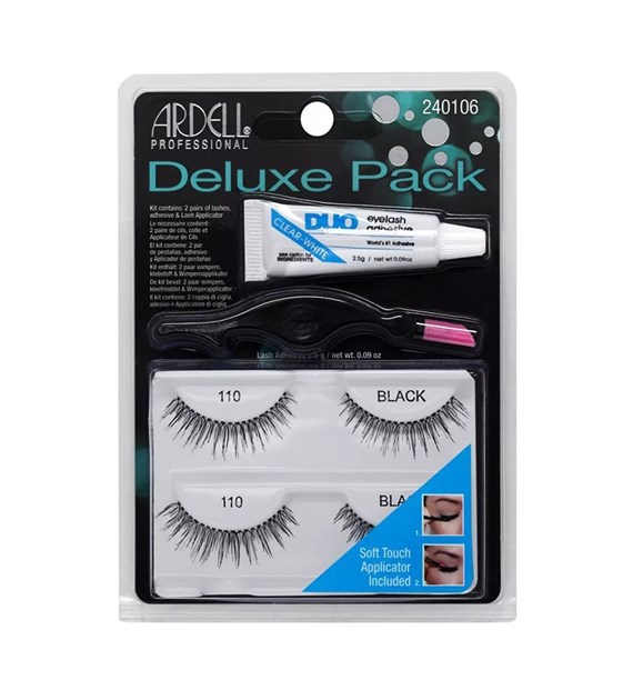 ARDELL sztuczne rzęsy paski DELUXE PACK #110 Black