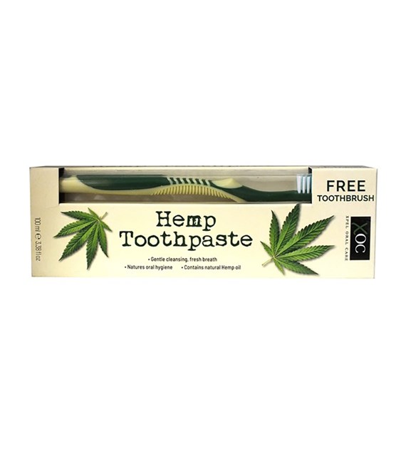 XOC pasta do zębów ze szczoteczką HEMP TOOTHPASTE