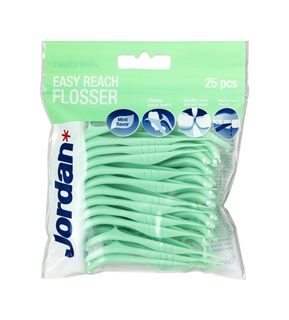 JORDAN nici dentystyczne EASY REACH FLOSSER 25szt