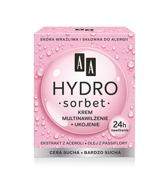 AA krem multinawilżenie + ukojenie HYDRO SORBET