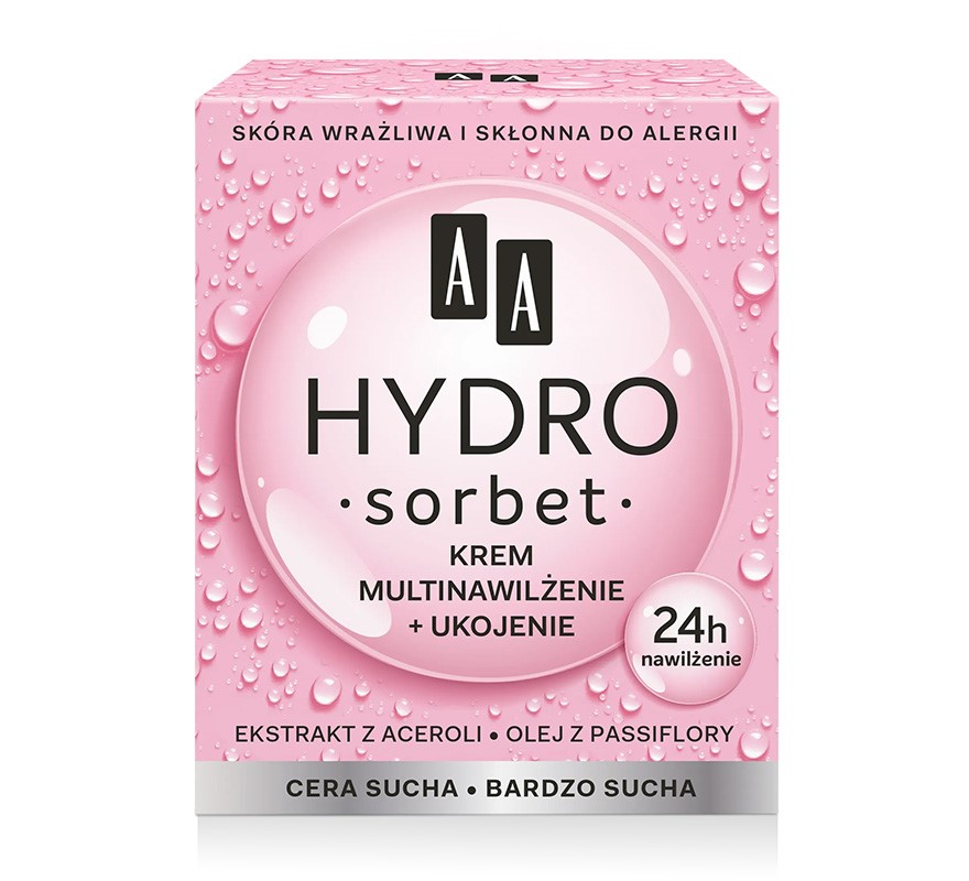 AA krem multinawilżenie + ukojenie HYDRO SORBET