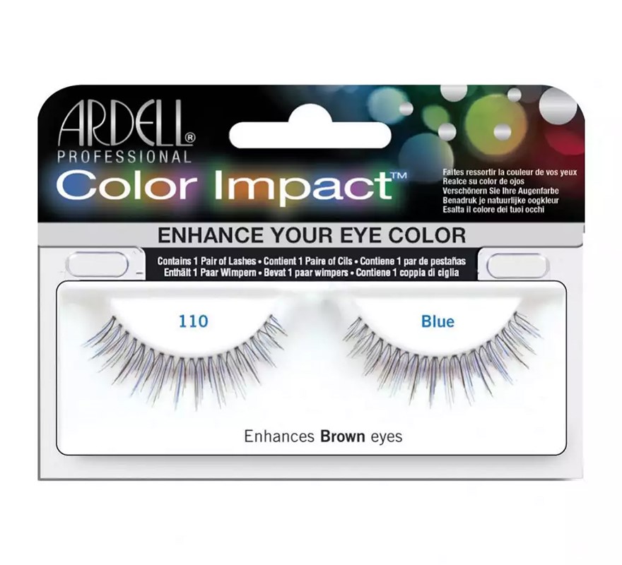 ARDELL sztuczne rzęsy paski COLOR IMPACT #110 Blue