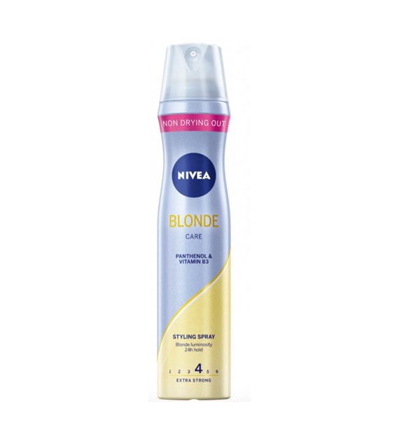 NIVEA lakier do włosów BLONDE CARE #Extra Strong