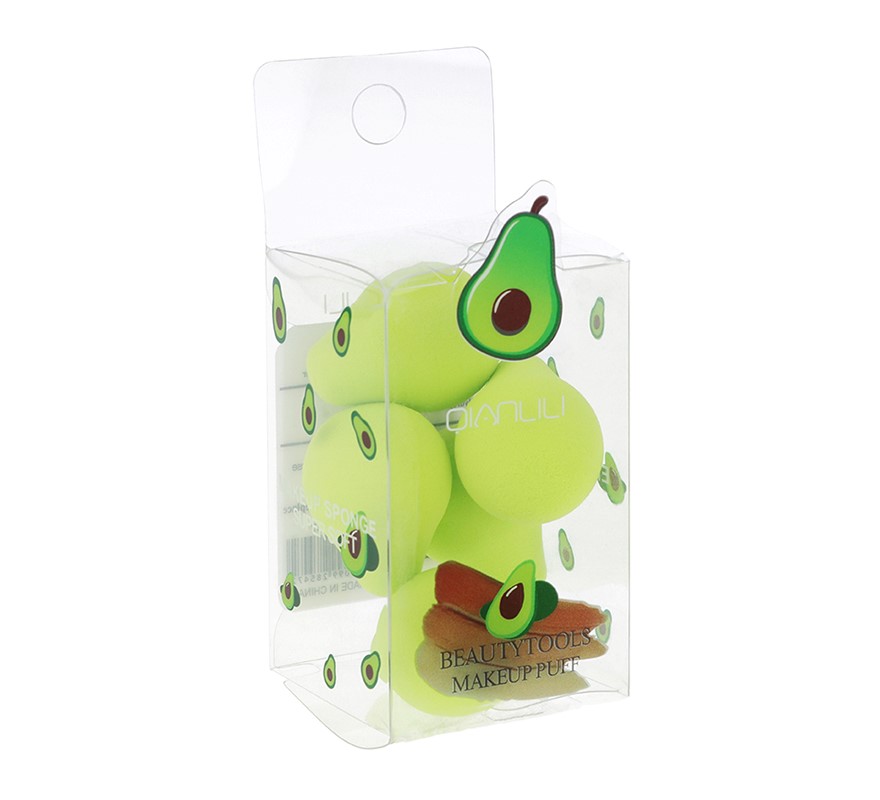 Gąbka do makijażu mini BLENDER 5szt #Avocado