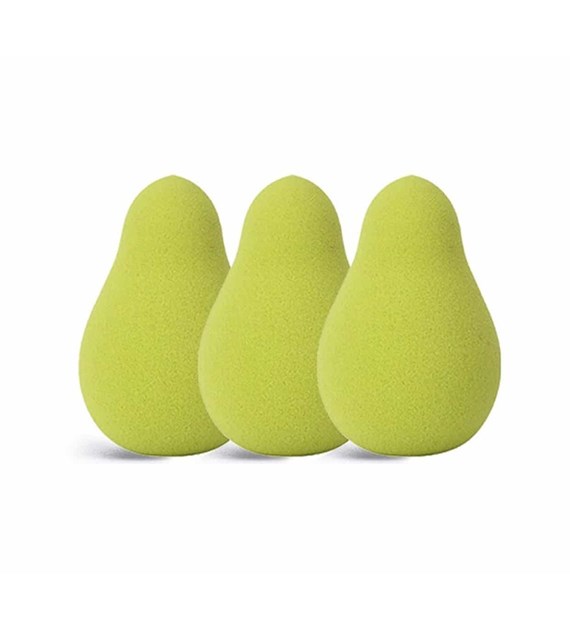 LANEILA gąbka do makijażu BEAUTY PUFF 3szt Avocado