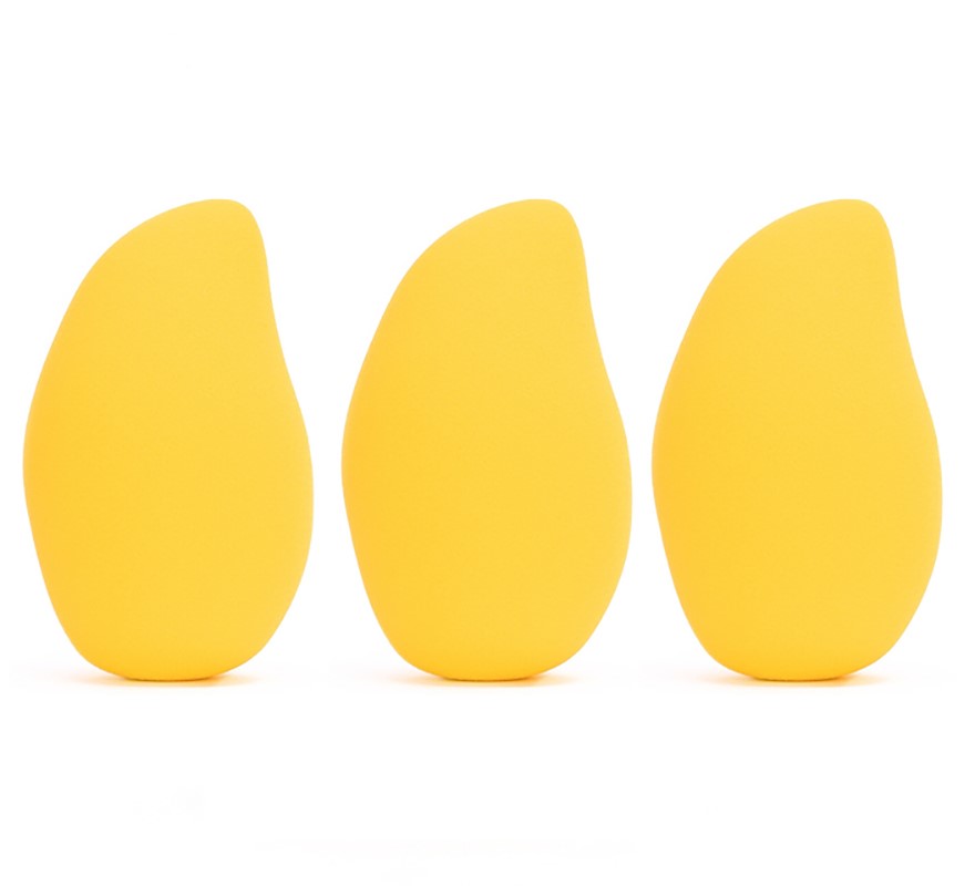 LANEILA gąbka do makijażu POWDER PUFF 3szt Mango