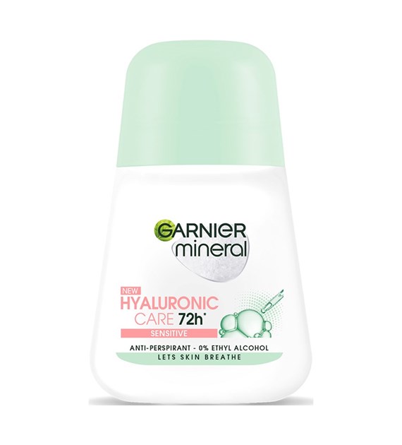 GARNIER antyperspirant w kulce HYALURONIC CARE 72H