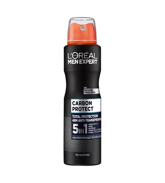 L'OREAL MEN dezodorant w sprayu CARBON PROTECT