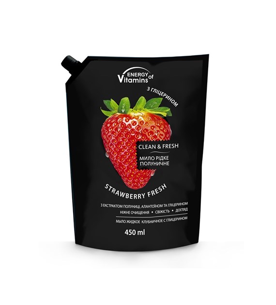 EOV mydło w płynie CLEAN & FRESH REFIL #Strawberry