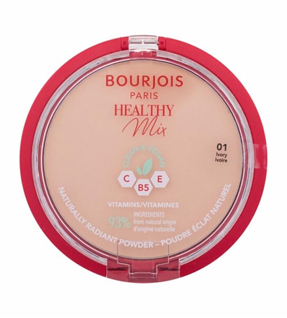 BOURJOIS puder HEALTHY MIX CLEAN & VEGAN #01 Ivory