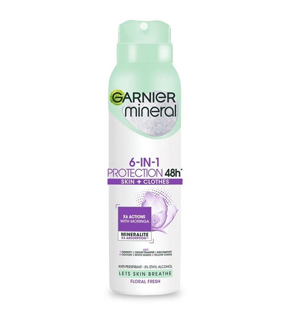 GARNIER dezodorant 6-IN-1 PROTECTION SPRAY FLORAL