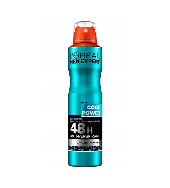 L'OREAL ME antyperspirant w sprayu COOL POWER 150m