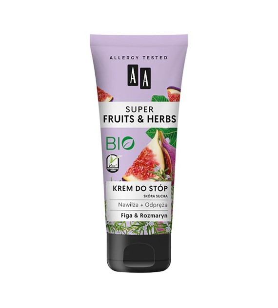 AA krem do stóp SUPER FRUITS & HERBS #Figa & Rozma