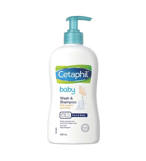 CETAPHIL BABY emulsja do mycia i szampon 2w1 400ml