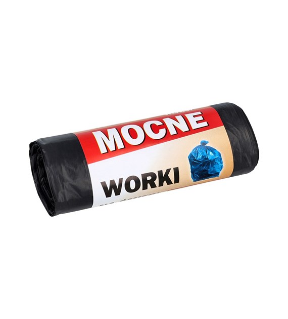 Worki na śmieci MOCNE CZARNE 35l 15szt