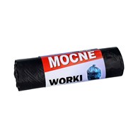 Worki na śmieci MOCNE CZARNE 60l 10szt