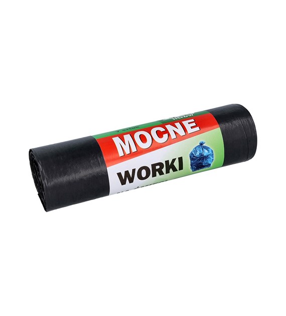 Worki na śmieci MOCNE CZARNE 120l 7szt