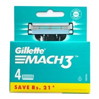 GILLETTE wymienne ostrza MACH3 - 4szt