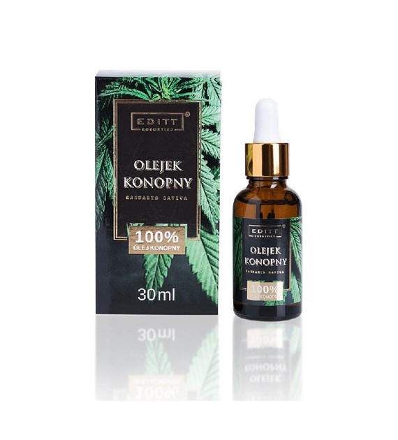 EDITT olejek konopny 100% OLEJ KONOPNY 30ml