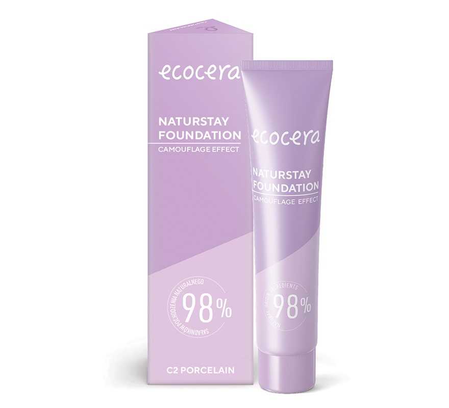 ECOCERA podkład NATURSTAY FOUNDATION #C2 Porcelain