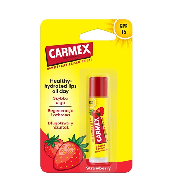 CARMEX balsam do ust w sztyfcie 4,25g #Strawberry