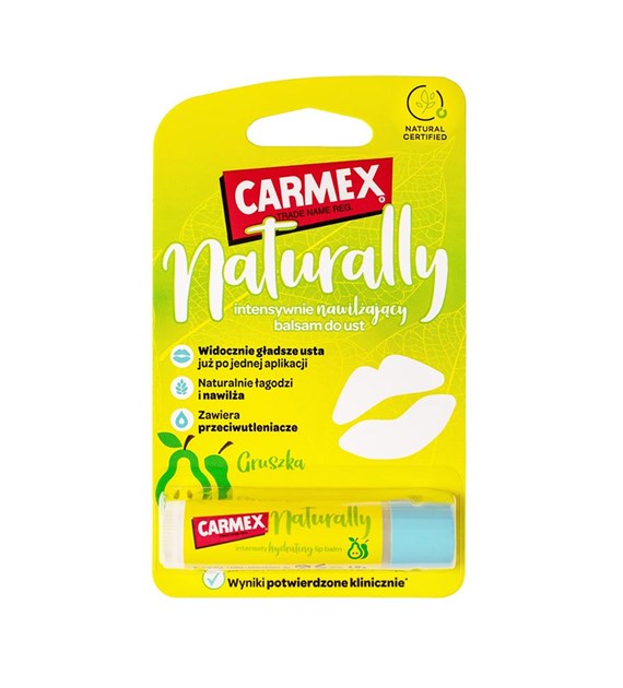 CARMEX balsam do ust w sztyfcie NATURALLY #Gruszka