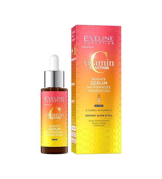 EVELINE serum na zmarszczki VITAMIN C3xACTION 30ml