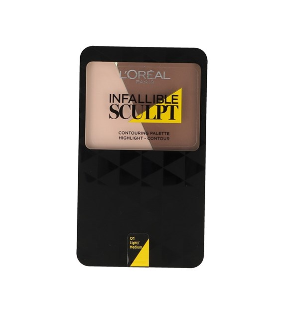 L'OREAL paleta kontur. INFALLIBLE SCULPT #01 Light