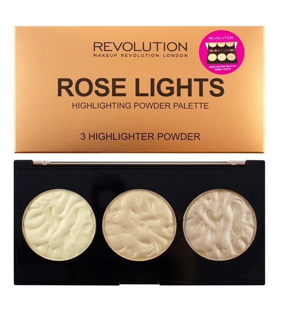 MUR paleta 3 rozświetlaczy #Rose Light