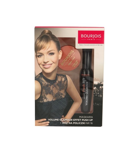 BOURJOIS zestaw: tusz VOLUME GLAMOUR & RÓŻ nr 16