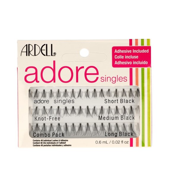 ARDELL kępki ADORE SINGLES KNOT-FREE Combo Pack